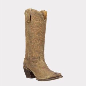 Lucchese Laurelie Stylish Tan Cowboy Boots
